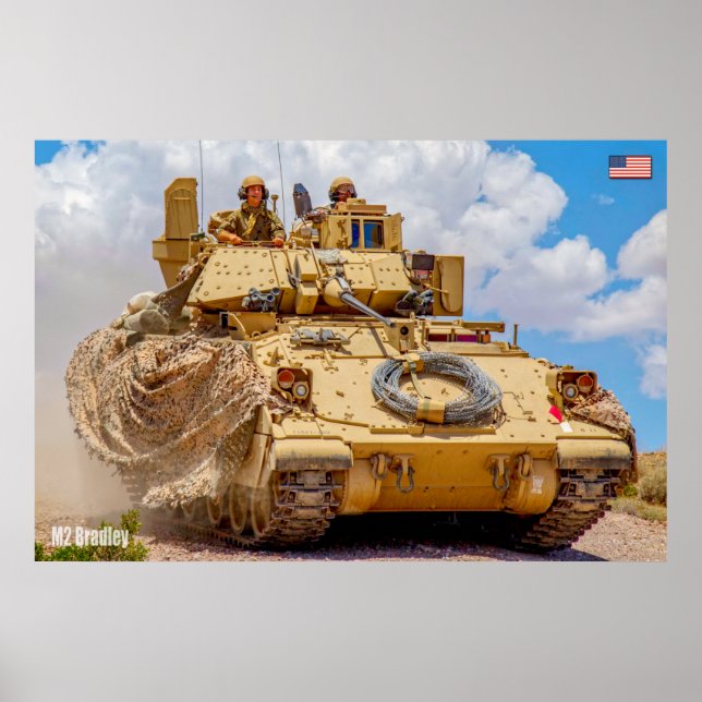 ARMORED PERSONNEL CARRIER - M2 Bradley Poster (Framsidan)