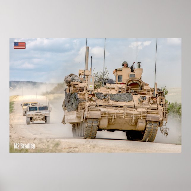 ARMORED PERSONNEL CARRIER - M2 Bradley Poster (Framsidan)