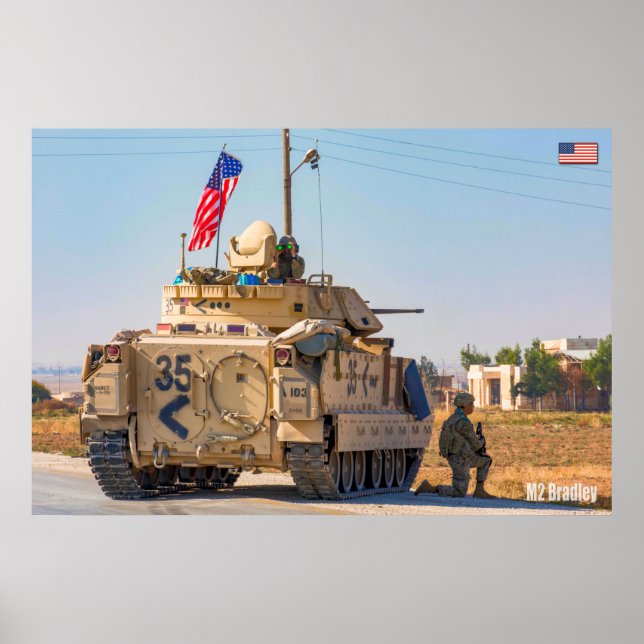 ARMORED PERSONNEL CARRIER - M2 Bradley Poster (Framsidan)