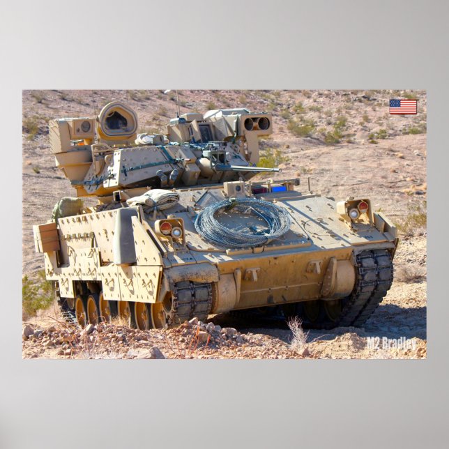 ARMORED PERSONNEL CARRIER - M2 Bradley Poster (Framsidan)