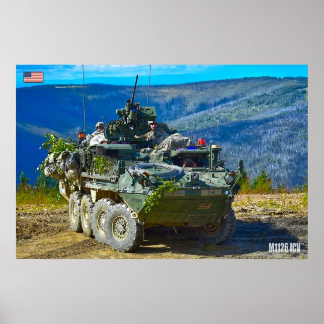 ARMORED PERSONNEL CARRIER - Stryker Poster (Framsidan)