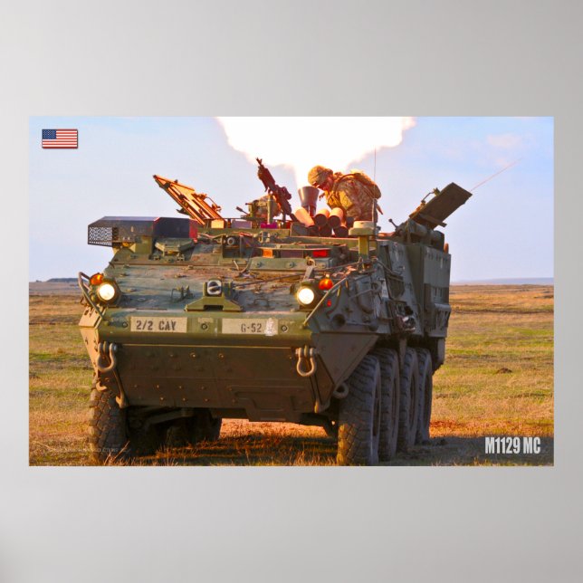 ARMORED PERSONNEL CARRIER - Stryker Poster (Framsidan)