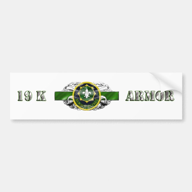 Armored Regiment för Calvary 19K 2nd Bildekal (Framsidan)