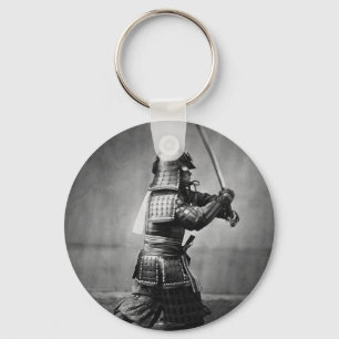 Armored Samurai med Sword och Dagger 1860 Nyckelring