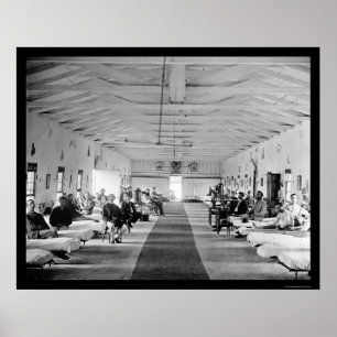 Armory Square Hospital i Washington, DC 1865 Poster