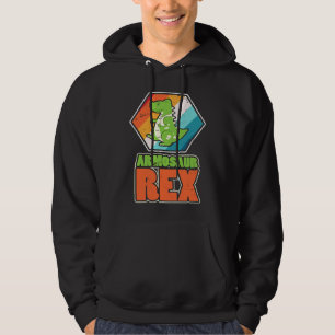 Armosaur Rex Dino Arm Kirurgi Snart Frisk Igen Me Hoodie