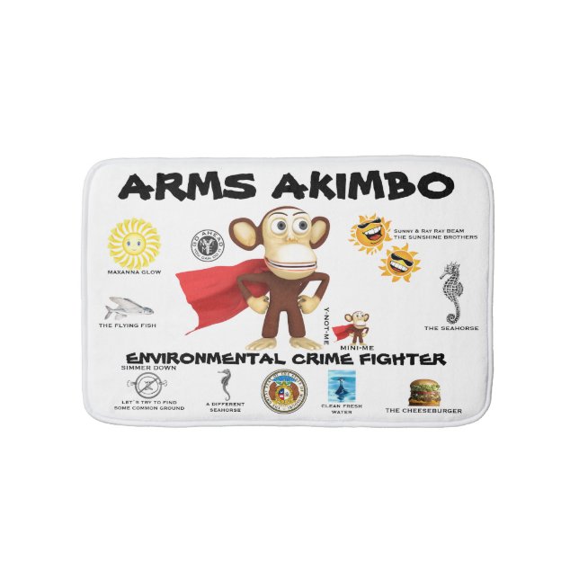 ARMSAKIMBO 2 barn Badrumsmatta (Framsidan)