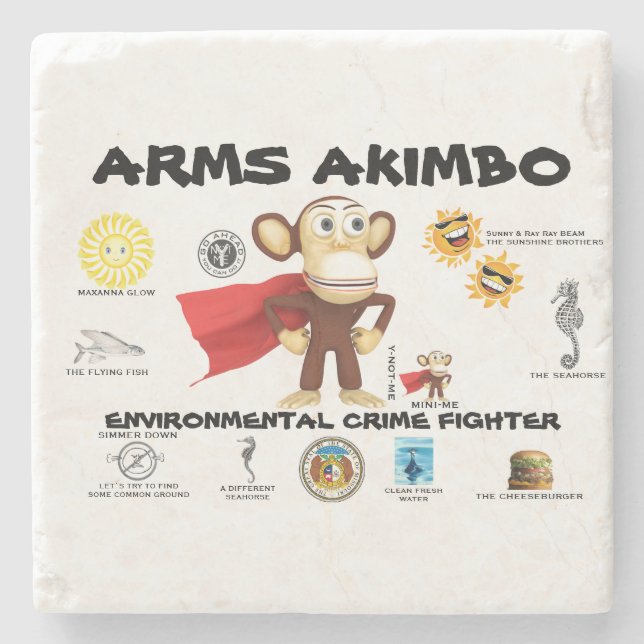 ARMSAKIMBO Stenkoaster Stenunderlägg (Framsidan)
