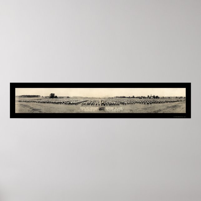 Armstrong Boxing Class Photo 1918 Poster (Framsidan)