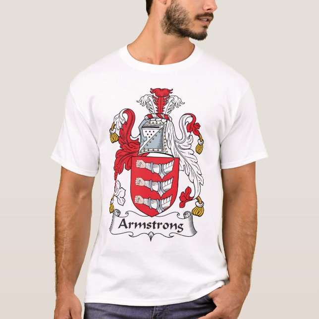 Armstrong familjvapensköld t shirt (Framsida)