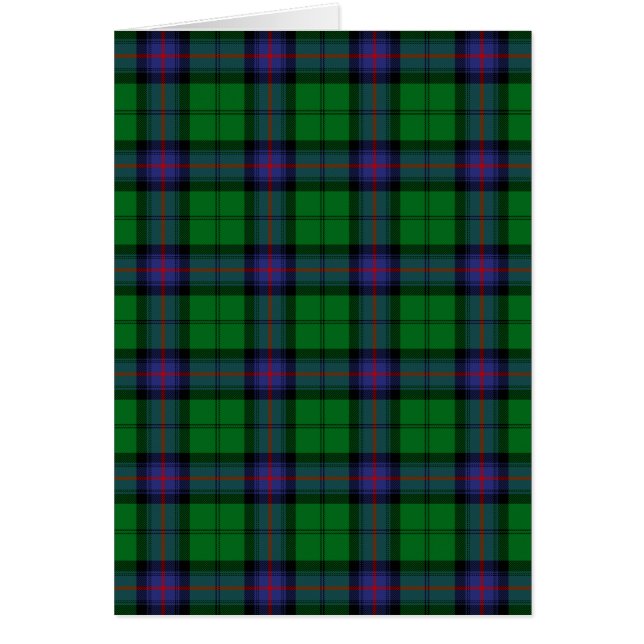 Armstrong Family Tartan Play Hälsningskort (Framsidan)