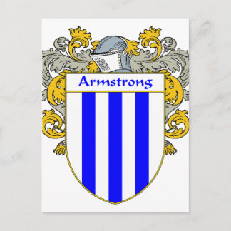 Armstrong Jacka av Arm/Familjestöd (Mantled) Vykort