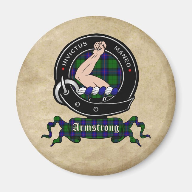 Armstrong Klan Badge Magnets Magnet (Framsidan)