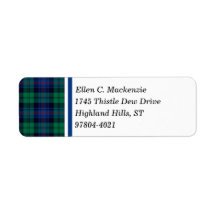 Armstrong Klan Royal Blue och Grönt Tartan