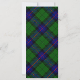 Armstrong klan tartan blå grön rutig