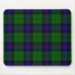 Armstrong klan tartan blue grönt plaid musmatta