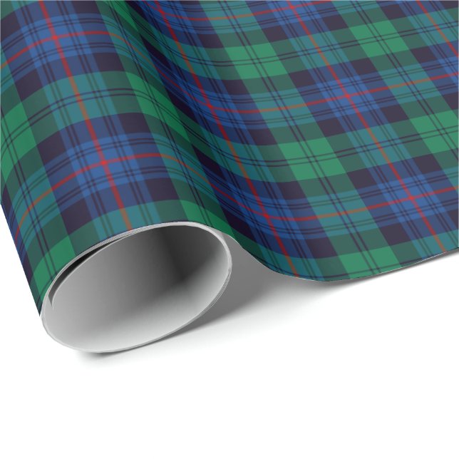 Armstrong Klan Tartan Presentpapper (Rullad Hörn)
