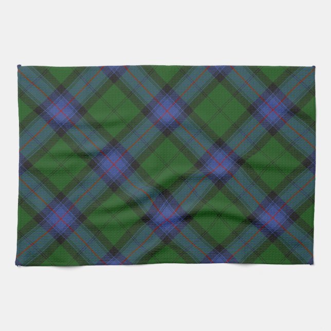 Armstrong Klan Tartan Scottish Plaid Mönster Kökshandduk (Horisontell)