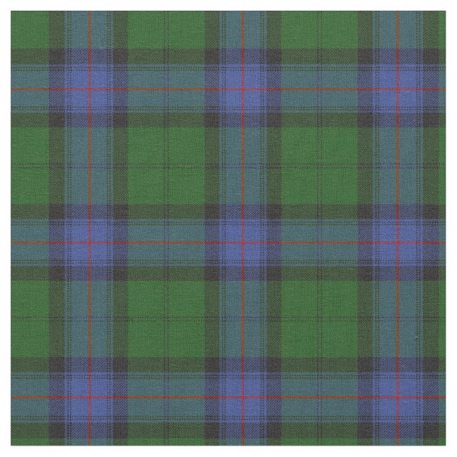 Armstrong Klan Tartan Scottish Plaid Mönster Tyg (Närbild)