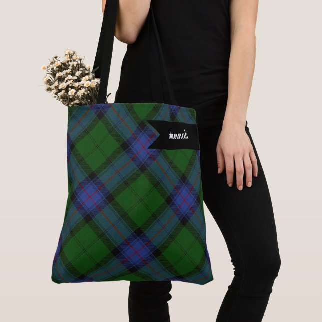 Armstrong Klan Tartan Scottish Play Mönster Tygkasse (Närbild)
