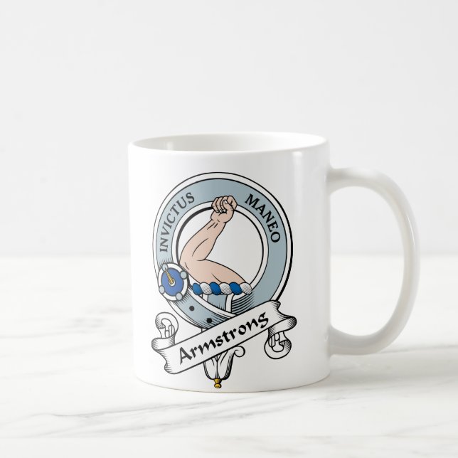 Armstrong klanemblem kaffemugg (Höger)