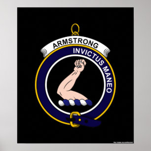 Armstrong - klanvapensköld poster