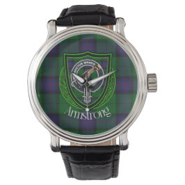 Armstrong Scottish Klan Tartan & Vapensköld Armbandsur