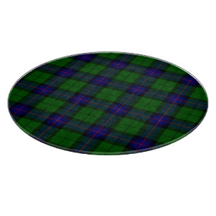 Armstrong-tartan blå och grön rutig