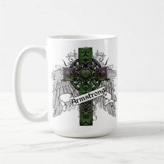 Armstrong,tartan,kor,klan,familj,celtic,plaid,Sc Kaffemugg