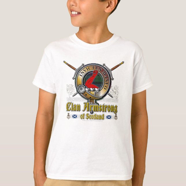Armstrong Vapensköld Badge T Shirt (Framsida)
