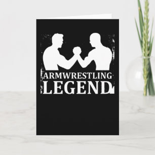Armwrestling Legend Arm Wrestling Armstridsgåva Kort