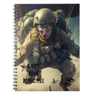 ARMY 82nd Airborne paratrooper Anteckningsbok