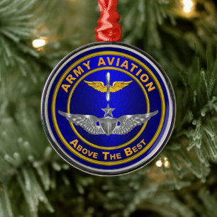 ARMY AVIATION JULGRANSPRYDNAD METALL