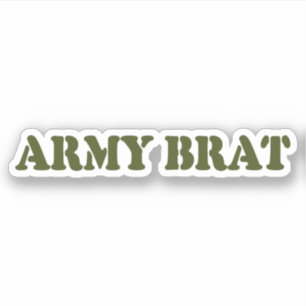 ARMY BRAT KLISTERMÄRKEN