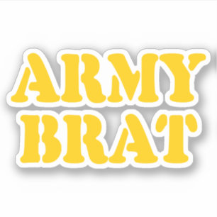 ARMY BRAT KLISTERMÄRKEN