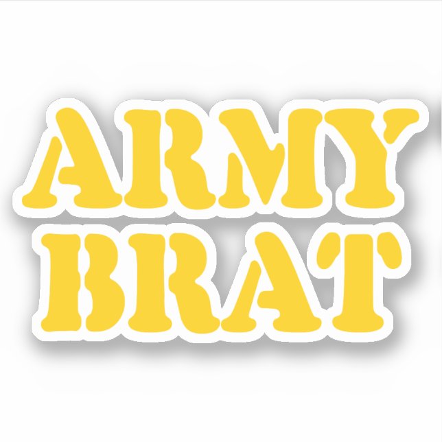 ARMY BRAT KLISTERMÄRKEN (Framsida)