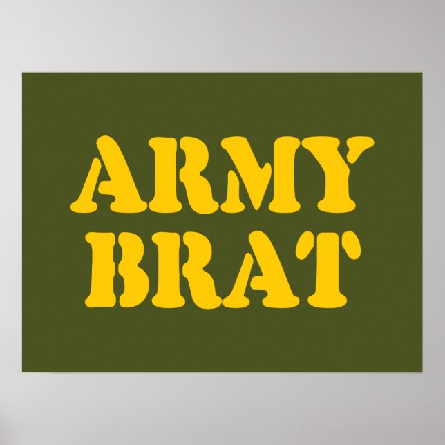 ARMY BRAT POSTER (Framsidan)