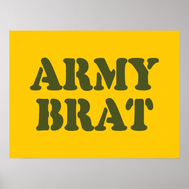ARMY BRAT POSTER (Framsidan)