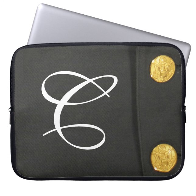 ARMY Class A Uniform Dres Monogram 15-tums bärbar  Laptop Fodral (Framsidan)
