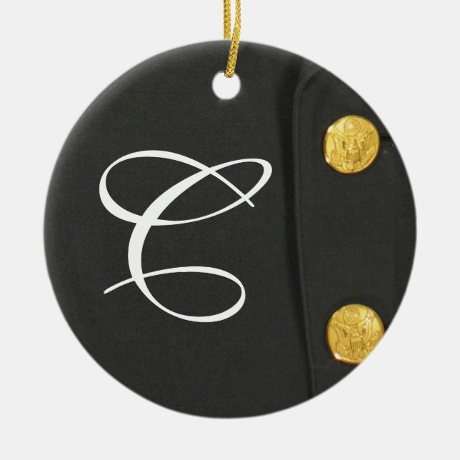 ARMY Class A Uniform Dress Grönts Militar Ornament (Framsidan)