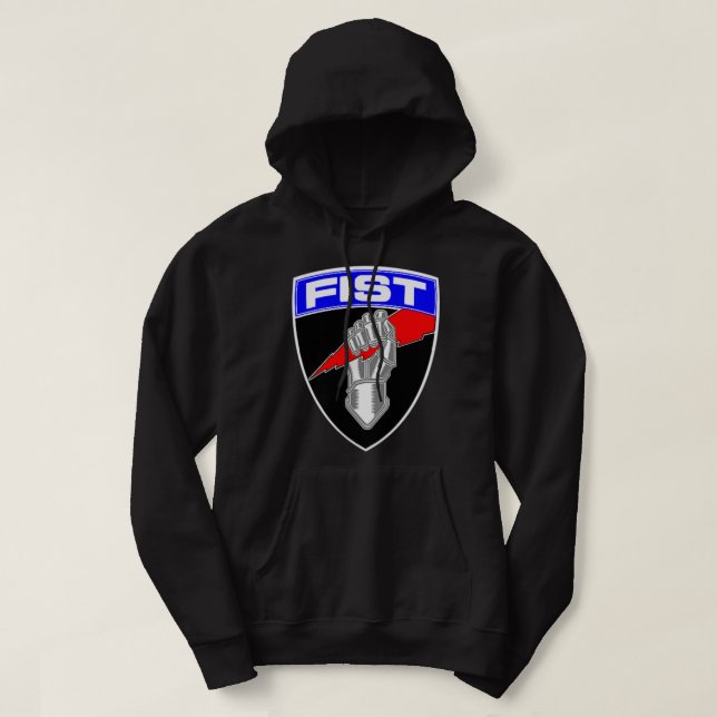 Army FIST Fire Support Team Forward Observer Artil Hoodie (Design framsida)