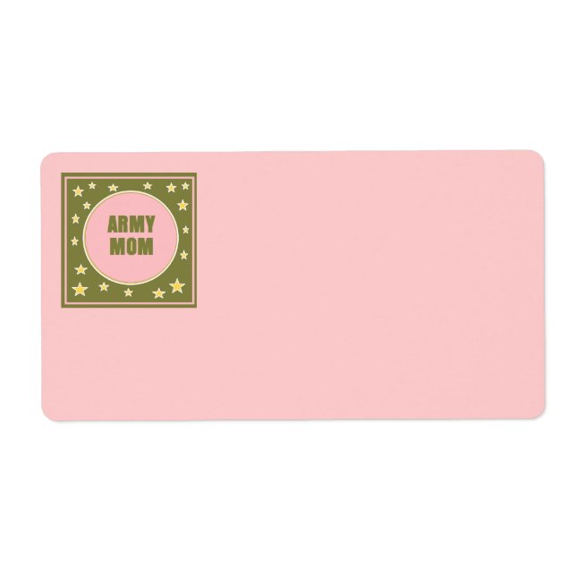 ARMY MAMMA SHIPPING Label Fraktsedel (Framsidan)