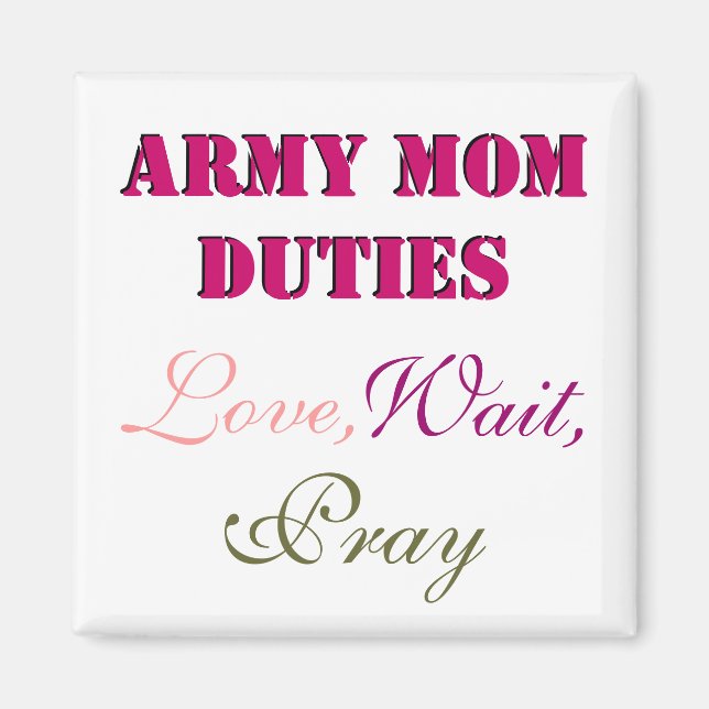 ARMY MAMMA TULLAR MAGNET (Framsidan)