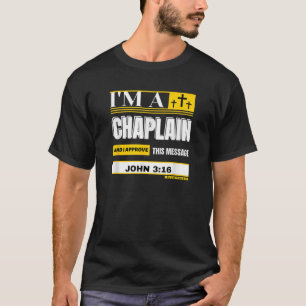 ARMY NAVY CHAPLAIN Apprecision Christian MESSAGE T Shirt