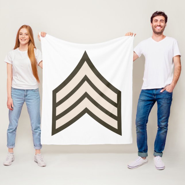 Army Sergeant rank Fleecefilt (På plats)