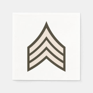 Army Sergeant rank Pappersservett