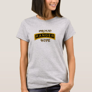 Army Skogsvaktare School Tab - Proud Wife - T-Shir T Shirt