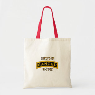 Army Skogsvaktare School Tab - Proud Wife - Tote Tygkasse