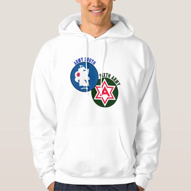 ARMY SOUTH (SJÄTTE ARMÉN) HOODIE (Framsida)