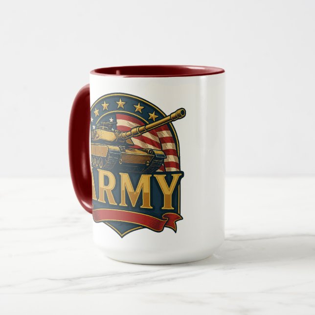 Army Tank Mugg (Framsida vänster)